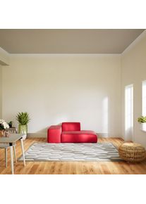 MYCS Sofa Samt Korallenrot - Moderne Designer-Couch: Hochwertige Qualität, einzigartiges Design - 182 x 72 x 107 cm, Komplett...