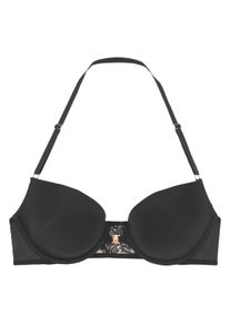 JETTE Neckholder-Bh, mit Aufregendem Tattoo Rücken, Sexy Dessous Schwarz, Größe 85