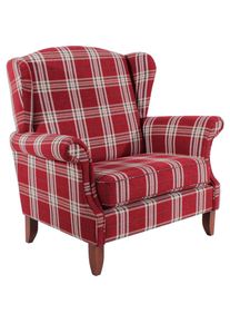 XXL-Sessel »Valentina«, mit geschwungenen Armlehnen, Breite 114 cm, Big, Hochlehner , rot , Max Winzer®