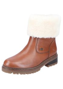 Remonte Winterstiefelette, mit Fellimitatbesatz am Schaft braun 36 Modische Stiefelette mit Reißverschluss