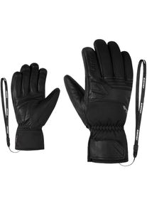 Ziener Gilar Skihandschuhe Herren - schwarz - Gr. 8 1/2 - Polyester