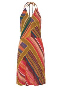 Lascana Neckholderkleid, mit Alloverdruck Orange, Größe 36