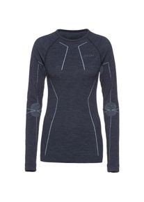 Falke Unterhemd Herren - blau - Gr. XL - Schurwolle/Polyamid/Elastan