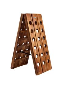 Casaria® Klappbares Weinregal für 36 Flaschen im stilvollen Design