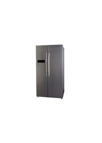 Side-by-Side »527 L Chromstahl A++«, 532 L Food Center, 178,8 cm hoch, 89,5 cm breit , silberfarben , Kibernetik