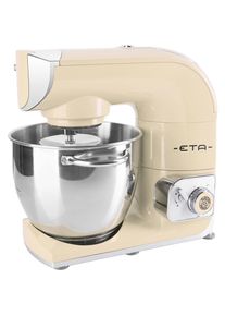 2THETA ETA Küchenmaschine »Gratus Storio beige 002890062«, 1200 W, 5, 5 L Edelstahlschüssel, PULSE – Funktion beige Küchenmaschine ohne Kochfunktion