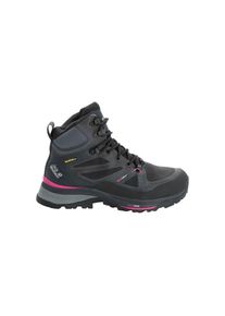 Jack Wolfskin Trekkingschuh »FORCE TREKKER TEXAPORE MID W« pink UK 3 - EU 35,5 black-pink Leichter Premium-Trekkingschuh, sehr langlebig