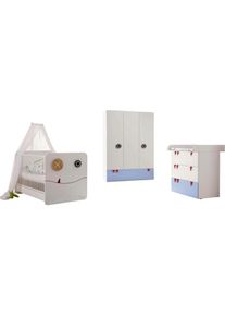 now! by hülsta NOW! BY HÜLSTA Babyzimmer-Komplettset »now! minimo«, (Set, 5 St.) blau made_in_germany umwemission Schublade hellblau