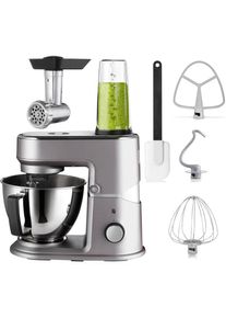 WMF Küchenmaschine »KÜCHENminis® One for All Edition, dunkelgrau«, 430 W, 3 l Schüssel, mit Gratis Fleischwolf grau Küchenmaschine ohne Kochfunktion