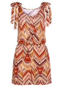 Lascana Kurzoverall, mit Ethnoprint Braun, Größe 38