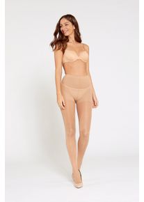 Lascana Stützstrumpfhose, 40 Den, 4 St., mit Formeffekt Beige, Größe 1 (36/38)