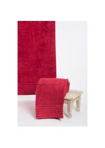 WEWO-Fashion Saunatuch &raquo;AIDA&laquo;, (1 St.), 80x200 cm, Uni Farben, reine Baumwolle , rot , Wewo fashion , bordeaux