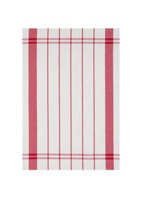 Geschirrtuch »gestreift«, (Set, 6 tlg.) , rot , stuco , weiss/rot