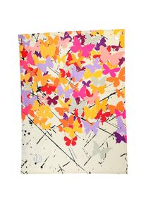 Geschirrtuch »Butterfly«, (Set, 2 tlg.) , bunt , Bugatti , naturweiss/flieder/rosa/gelb/bunt