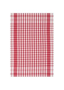 Geschirrtuch »vichy«, (Set, 6 tlg.) , rot , stuco , rot/weiss