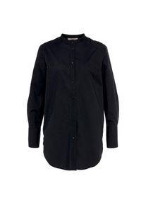 Esprit Longbluse, mit abgerundetem Saum und Seitenschlitzen schwarz S Feminine Bluse im Tunikastil