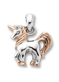 ONE ELEMENT Kettenanhänger »Einhorn Anhänger aus 925 Silber«, Einhorn silberfarben silber Mit Liebe gefertigt aus 925 Silber
