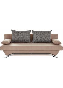 Jockenhöfer Schlafsofa, inklusive Bettkasten , braun , Jockenhöfer Gruppe , schlamm