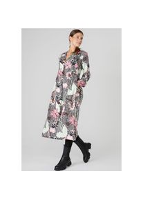 LIEBLINGSSTÜCK LIEBLINGSSTÜCK Blusenkleid, mit allover modischem Blumenprint schwarz 42 N-Gr black Midi Kleid mit allover Blumenprint von Lieblingsstück