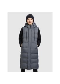 Khujo Steppweste &raquo;Weste TOURIN MATT&laquo; grau M Anthrazit Abnehmbare Kapuze mit Kordelzug