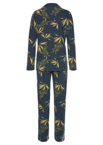 Lascana Pyjama, Set, 2 Tlg., 1 Stück, mit Schlafmaske Und Scrunchie Schwarz, Größe 32/34