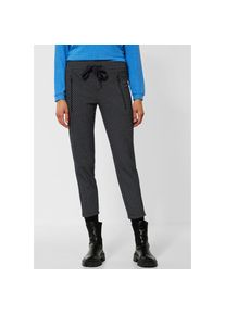 Street One Loungepants »Style Bonny«, in modischem Jacquard Design blau 36 Länge 28 deep blue Damen Hose von Street One