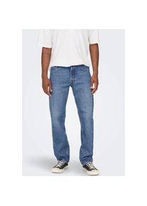 Only & Sons ONLY & SONS Loose-fit-Jeans »EDGE LOOSE« blau 34 Länge 34 medium blue Im 5 Pocket Design