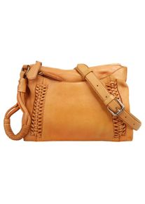 Samantha Look Umhängetasche, echt Leder gelb Taschen