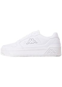 Kappa Plateausneaker, wertet mit seiner erhöhten Sohle jedes Outfit modisch auf weiß 38 white Dezenter Alltagssneaker von Kappa