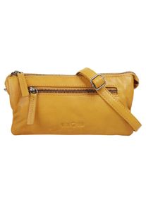 wouwou Umhängetasche, echt Leder gelb Taschen