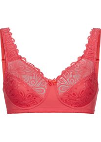 w&auml;schepur Damen Komfort-BH ohne B&uuml;gel mit Spitzen-Verzierung hummer