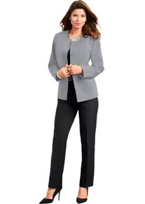 Damen Kurzblazer grau