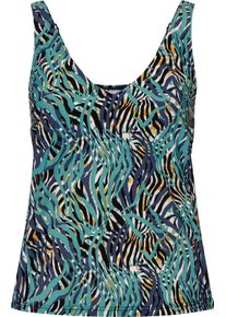 Damen Tankini-Oberteil weiss-ozean-bedruckt