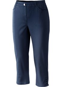 Damen Caprijeans mit Nieten-Verzierung blue-stone-washed