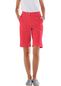 Damen Jeansbermudas rot
