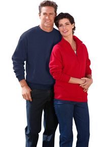 Fruit of the Loom Damen Sweatshirt dunkelblau