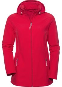 Damen Softshelljacke winddicht, atmungsaktiv rot