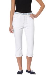 Damen Caprijeans weiss