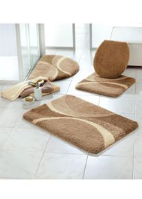 Grund Witt Badematte, beige, Größe 6 - Deckelbezug, 100% Polyacryl