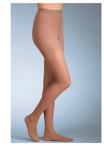 Silca Witt Damen Stützstrumpfhose, hellbraun, Größe 48/50, 83% Polyamid, 17% Elasthan