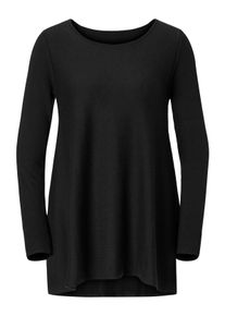 WITT Damen Rundhalspullover im Viskose-Baumwoll-Mix, schwarz, Gr&ouml;&szlig;e 52, 60% Viskose, 40% Baumwolle