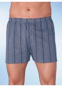 Witt Herren Boxershorts, anthrazit-bedruckt, Größe 7, 100% Baumwolle