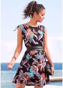 Vivance Witt Damen Jerseykleid, schwarz-bedruckt, Gr&ouml;&szlig;e 46, 100% Viskose