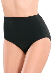 Damen Bikini-Hose mit Dehnbund, figurformend schwarz