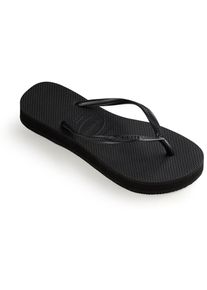Havaianas Zehentrenner »SLIM FLATFORM«, mit weichem Zehensteg schwarz 35/36 Ideal für Strand und Schwimmbad