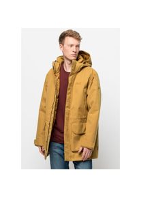 Jack Wolfskin Parka »FIERCE WIND PARKA M«, mit Kapuze gelb M (50) senf Winterparka