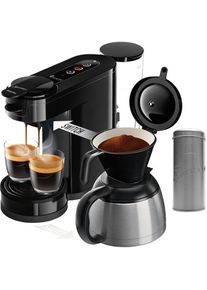 PHILIPS SENSEO Kaffeepadmaschine »Switch HD6592/64«, inkl. Kaffeepaddose im Wert von 9, 90 € UVP schwarz
