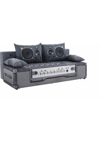 Schlafsofa, inklusive Bettfunktion und Bettkasten, Liftbettfunktion und Federkern , braun , exxpo - sofa fashion , Audio Play
