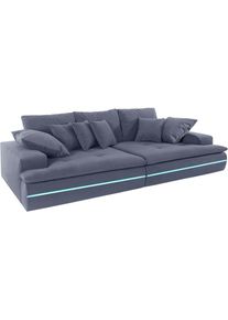 MR. COUCH Big-Sofa »Haiti AC«, wahlweise mit Kaltschaum (140kg Belastung/Sitz) und AquaClean-Stoff blau sky
