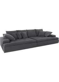 MR. COUCH Big-Sofa, wahlweise mit Kaltschaum (140kg Belastung/Sitz) und AquaClean-Stoff grau stone